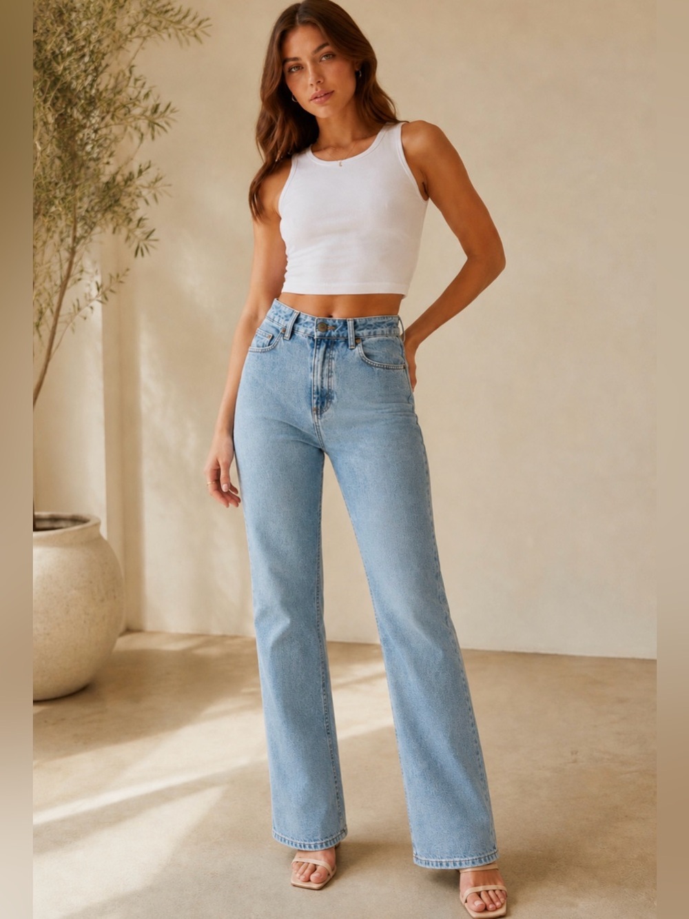 Billabong x The Salty Blonde flared jeans